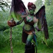 Orc with Wings, Green Demon Witch? Not sure, but she is cute.