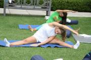 Yoga Mat Stretch