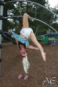Playground acrobatics
