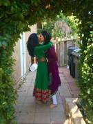 Two Pakistani Girls Kissing