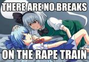 Nobody can stop the rape train