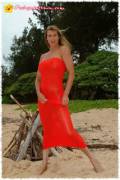 Wolford Fatal Dress at the beach