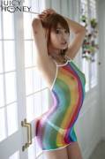 Asuka Kirara Rainbow Fishnet