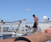 Wife Topless in public on cruise ship