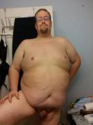 Me in all my glory...who wants to worship this chub...lol