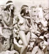 nude at Woodstock, 1969