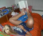 That's one way to read a book