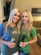 blondes with beers
