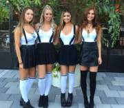 same skirt - 4 girls