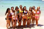 Group of beach babes