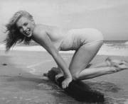 Marilyn Monroe on the beach