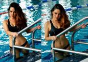 Patty Lopez de la Cerda in swimsuit