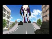 Ariane's Giantess Attack - Giantess Breast and Ass Expansion with MMD