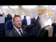 "Bare essentials of safety from Air New Zealand" (bodypainted people in a 3:29 video; f/m; SFW but amusing)