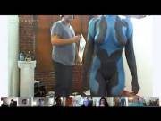 Live Google+ Hangout Body Painting [Immediate]