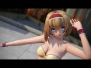 [MMD] Alice dancing in a bikini. New model from Arlvit