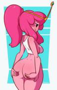 Princess Bubblegum's Bouncy, Bootylicious Bubble-Butt; Animated GIF (Dabble) [Adventure Time]