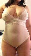 Me in a white teddy, as close to an Easter bunny out(f)it as I'll get 