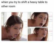 Shift a table