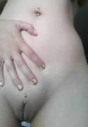 Pierced and polished [f]