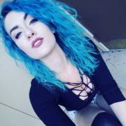 Blue curls