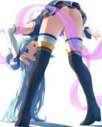 Aqua never wears panties