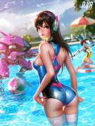 D.Va Swimsuit(Liang-Xing)[Overwatch]