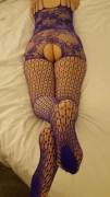 Wife's sexy bodystocking.