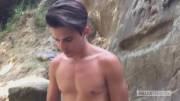 Twinks fucking bareback by the beach - Part 2