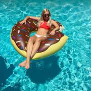 Babe in the pool