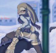 Judy Hopps upskirt on a nice snowy day (leyanor)