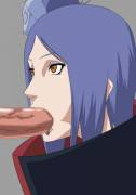 [Konan] giving a blowjob