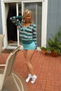 phil-flash.com - (Teen) Kasia - #37 Green Striped Hoodie - 25