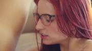 Leila Smith tasting Julia Roca [xpost /r/GirlswithGlasses]