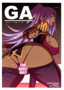 Ga: A Dragonaut doujin where the buxom, dark-skinned Garnet rapes the protagonist