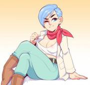 Bulma is a bit of a tease (MrSteak)