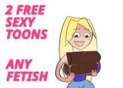 Get 2 Free Cuckold/Interracial Toons!