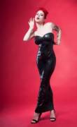 Vintage Ectomorph Dress on Deanna Deadly