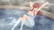 Erza at the onsen [Fairy Tail OVA]