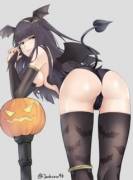 Tharja dressed as a bat this Halloween [J@CK]