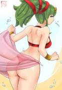 Tiki: Summering Scion showing off her round rear (Geazs)