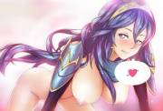 A very busty Lucina (Blue-senpai)