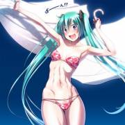 Hatsune Miku in Bikini [Vocaloid]