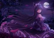 In the moonlight.