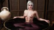 Ciri in the bath (Pewposterous)