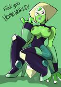 Peridot sharing her opinions of Homeworld