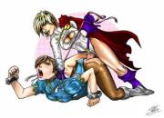 Powergirl VS Chun-Li(Sabu)