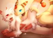 Ampharos and Zangoose