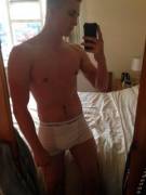 White CK Selfie