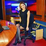 kelsey kernstine in black pantyhose